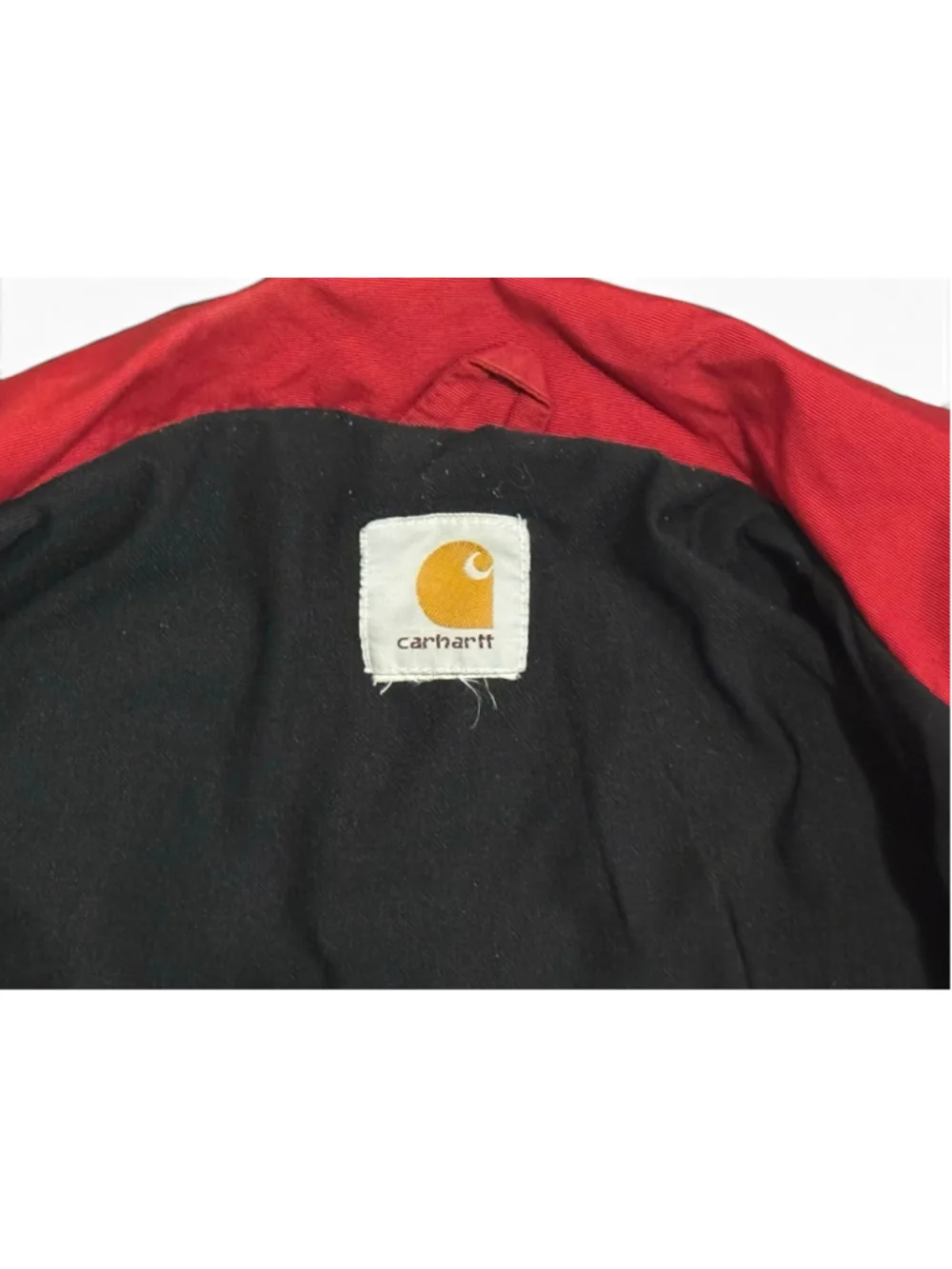 Vintage 90s Carhartt Red Bomber Jacket Men’s XL Workwear Full Zip USA Style